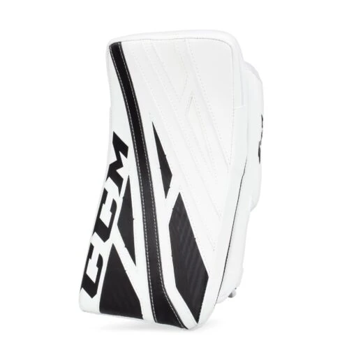 CCM Extreme Flex E4.9 Intermediate Goalie Blocker - Source Exclusive -Warrior Sales Store ccm blockers ccm extreme flex e4 9 intermediate goalie blocker source exclusive white white black regular 28741227413570