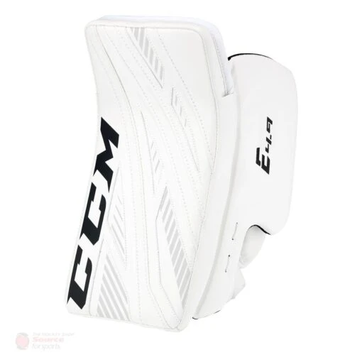 CCM Extreme Flex E4.9 Intermediate Goalie Blocker -Warrior Sales Store ccm blockers ccm extreme flex e4 9 intermediate goalie blocker white regular 28741227118658