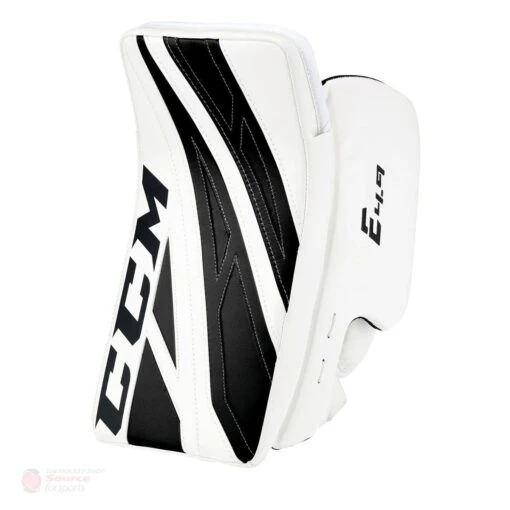 CCM Extreme Flex E4.9 Intermediate Goalie Blocker -Warrior Sales Store ccm blockers ccm extreme flex e4 9 intermediate goalie blocker white white black regular 28741227282498