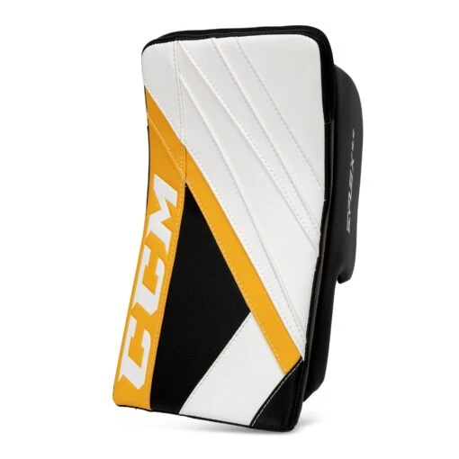 CCM Extreme Flex E5.5 Senior Goalie Blocker - Source Exclusive -Warrior Sales Store ccm blockers ccm extreme flex e5 5 senior goalie blocker source exclusive boston bruins regular 28741228724290