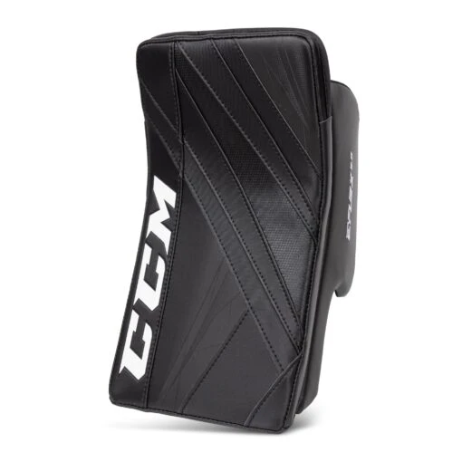 CCM Extreme Flex E5.9 Intermediate Goalie Blocker - Source Exclusive -Warrior Sales Store ccm blockers ccm extreme flex e5 9 intermediate goalie blocker source exclusive black regular 28741229117506