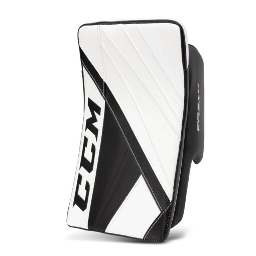 CCM Extreme Flex E5.9 Intermediate Goalie Blocker - Source Exclusive -Warrior Sales Store ccm blockers ccm extreme flex e5 9 intermediate goalie blocker source exclusive white white black black regular 28741229019202