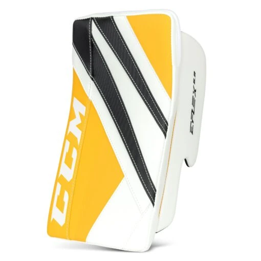 CCM Extreme Flex E5.9 Senior Goalie Blocker -Warrior Sales Store ccm blockers ccm extreme flex e5 9 senior goalie blocker boston bruins regular 28741228953666