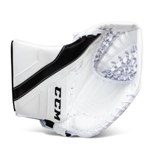 CCM Axis A1.5 Junior Goalie Catcher - Source Exclusive -Warrior Sales Store ccm catchers ccm axis a1 5 junior goalie catcher source exclusive white white black black regular 28743619641410