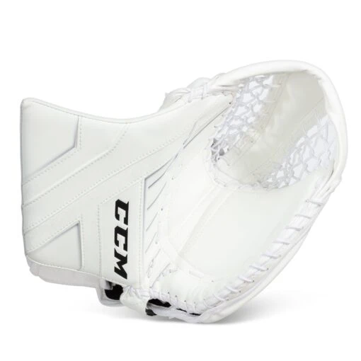 CCM Axis Senior Goalie Catcher - 580 Break Angle -Warrior Sales Store ccm catchers ccm axis senior goalie catcher 580 break angle white regular 28743622066242