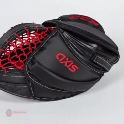 CCM Axis Senior Goalie Catcher - 600 Break Angle -Warrior Sales Store ccm catchers ccm axis senior goalie catcher 600 break angle black red black regular 14364028665922