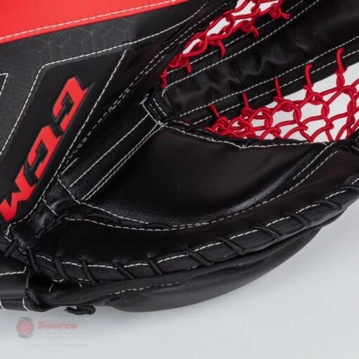 CCM Axis Senior Goalie Catcher - 600 Break Angle -Warrior Sales Store ccm catchers ccm axis senior goalie catcher 600 break angle black red black regular 14364028731458