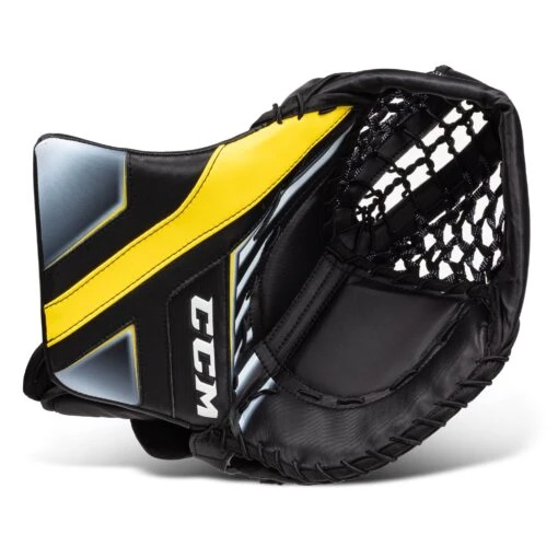 CCM Axis Senior Goalie Catcher -Warrior Sales Store ccm catchers ccm axis senior goalie catcher black yellow regular 28743581433922