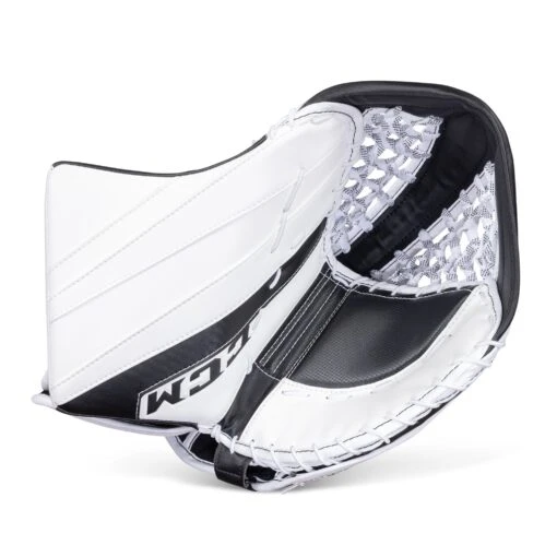 CCM Extreme Flex E5.5 Senior Goalie Catcher - Source Exclusive -Warrior Sales Store ccm catchers ccm extreme flex e5 5 senior goalie catcher source exclusive white white black black regular 28743589429314