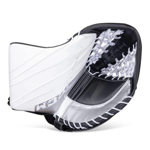 CCM Extreme Flex E5.5 Senior Goalie Catcher - Source Exclusive -Warrior Sales Store ccm catchers ccm extreme flex e5 5 senior goalie catcher source exclusive white white black silver regular 28743589396546