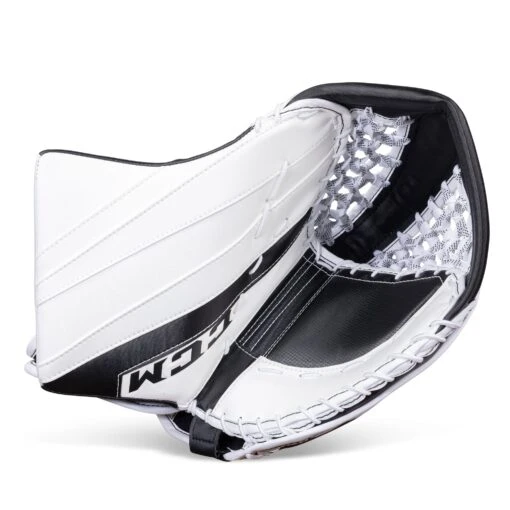 CCM Extreme Flex E5.9 Intermediate Goalie Catcher - Source Exclusive -Warrior Sales Store ccm catchers ccm extreme flex e5 9 intermediate goalie catcher source exclusive white white black black regular 28743589068866