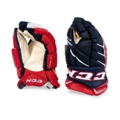 CCM Jetspeed FT1 Senior Hockey Gloves -Warrior Sales Store ccm gloves ccm jetspeed ft1 senior hockey gloves navy red white 13 28743804026946