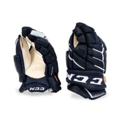 CCM Jetspeed FT1 Senior Hockey Gloves -Warrior Sales Store ccm gloves ccm jetspeed ft1 senior hockey gloves navy white 14 28743804125250