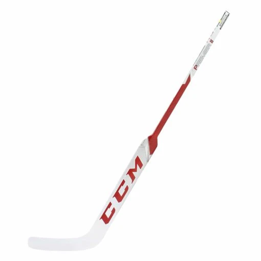 CCM Premier II Pro Stock Senior Goalie Stick - David Zevnik -Warrior Sales Store ccm goalie sticks ccm premier ii pro stock senior goalie stick david zevnik white red zevy l 26 28796786638914