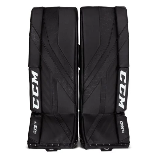 CCM Axis A1.5 Junior Goalie Leg Pads - Source Exclusive -Warrior Sales Store ccm leg pads ccm axis a1 5 junior goalie leg pads source exclusive black 26 1 28744293810242