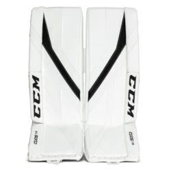 CCM Axis A1.5 Junior Goalie Leg Pads - Source Exclusive -Warrior Sales Store ccm leg pads ccm axis a1 5 junior goalie leg pads source exclusive white white black black 26 1 30347148656706