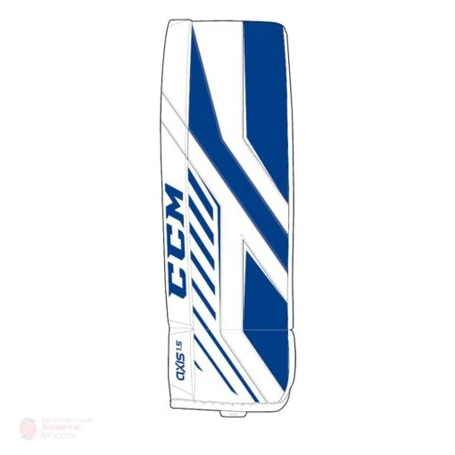 CCM Axis A1.5 Junior Goalie Leg Pads -Warrior Sales Store ccm leg pads ccm axis a1 5 junior goalie leg pads toronto maple leafs 26 1 28744294039618