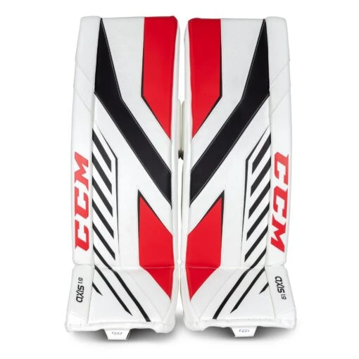 CCM Axis A1.9 Intermediate Goalie Leg Pads -Warrior Sales Store ccm leg pads ccm axis a1 9 intermediate goalie leg pads chicago blackhawks 30 1 28744293384258