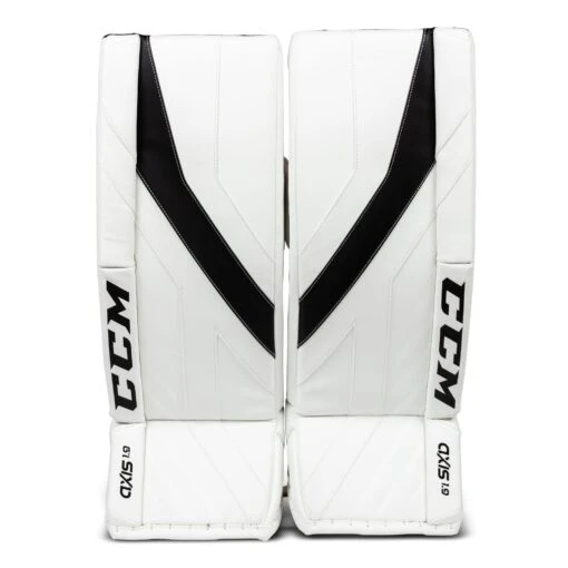 CCM Axis A1.9 Intermediate Goalie Leg Pads - Source Exclusive -Warrior Sales Store ccm leg pads ccm axis a1 9 intermediate goalie leg pads source exclusive white white black black 30 1 28744294596674