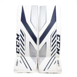 CCM Axis A1.9 Senior Goalie Leg Pads -Warrior Sales Store ccm leg pads ccm axis a1 9 senior goalie leg pads white white navy silver 33 1 29252848287810