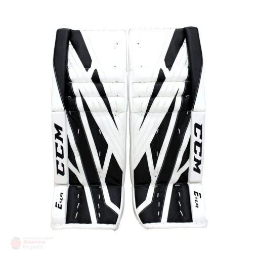 CCM Extreme Flex E4.9 Intermediate Goalie Leg Pads -Warrior Sales Store ccm leg pads ccm extreme flex e4 9 intermediate goalie leg pads white white black 32 1 28744298037314