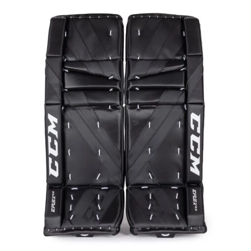 CCM Extreme Flex E5.5 Junior Goalie Leg Pads - Source Exclusive -Warrior Sales Store ccm leg pads ccm extreme flex e5 5 junior goalie leg pads source exclusive black 26 1 28744299118658