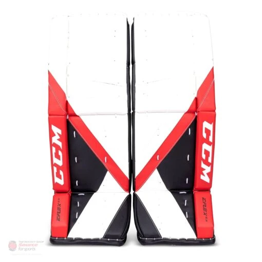 CCM Extreme Flex E5.5 Junior Goalie Leg Pads - Source Exclusive -Warrior Sales Store ccm leg pads ccm extreme flex e5 5 junior goalie leg pads source exclusive chicago blackhawks 26 1 28744299282498