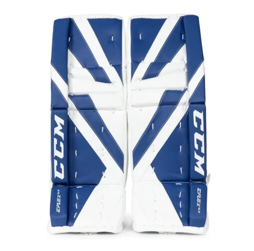 CCM Extreme Flex E5.5 Junior Goalie Leg Pads -Warrior Sales Store ccm leg pads ccm extreme flex e5 5 junior goalie leg pads toronto maple leafs 26 1 28744298594370