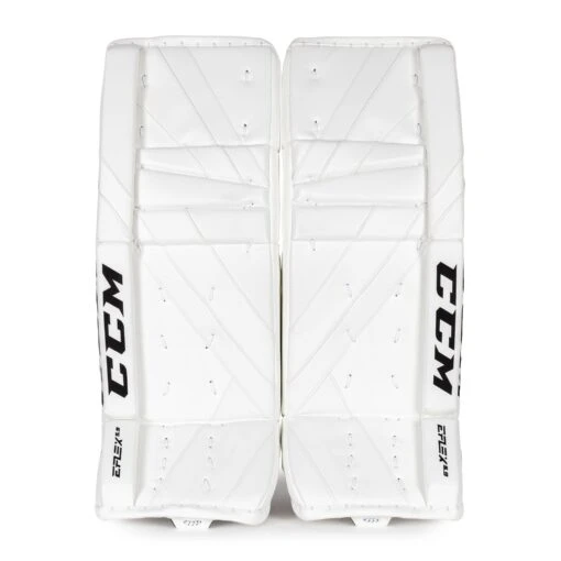 CCM Extreme Flex E5.9 Intermediate Goalie Leg Pads -Warrior Sales Store ccm leg pads ccm extreme flex e5 9 intermediate goalie leg pads white 30 1 28744299872322