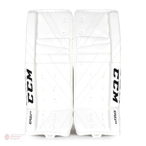 CCM Extreme Flex E5.9 Senior Goalie Leg Pads -Warrior Sales Store ccm leg pads ccm extreme flex e5 9 senior goalie leg pads white 33 1 28744300003394