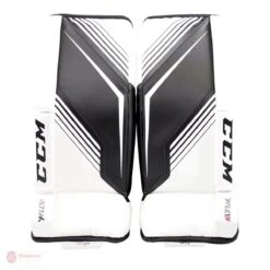 CCM YTFlex 2 Youth Goalie Leg Pads -Warrior Sales Store ccm leg pads ccm ytflex 2 youth goalie leg pads white white black 26 28744306917442