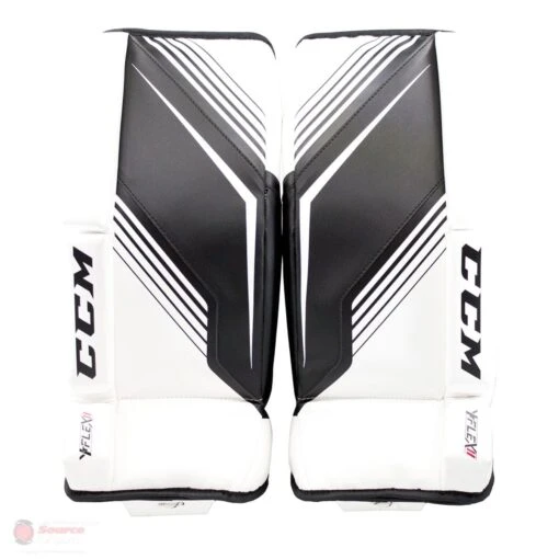 CCM YTFlex 2 Youth Goalie Leg Pads -Warrior Sales Store ccm leg pads ccm ytflex 2 youth goalie leg pads white white black 26 28744306917442