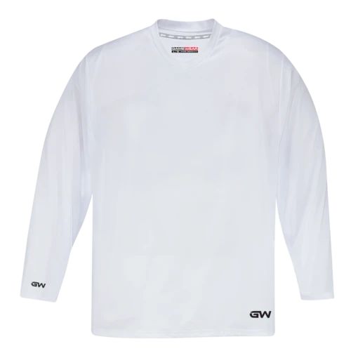 GameWear GW5500 ProLite Series Junior Hockey Practice Jersey - White -Warrior Sales Store gamewear group inc practice jerseys gamewear gw5500 prolite series junior hockey practice jersey white xs 30352384917570