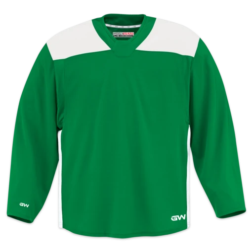 GameWear GW6500 ProLite Series Junior Hockey Practice Jersey - Kelly Green / White -Warrior Sales Store gamewear group inc practice jerseys gamewear gw6500 prolite series junior hockey practice jersey kelly green white xs 30352493969474