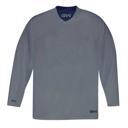 GameWear GW7500 ProLite Series Reversible Senior Hockey Practice Jersey - Grey / Navy -Warrior Sales Store gamewear group inc practice jerseys gamewear gw7500 prolite series reversible senior hockey practice jersey grey navy s 30352282091586