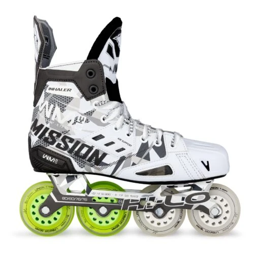 Mission Inhaler WM03 Senior Roller Hockey Skates -Warrior Sales Store mission roller hockey skates mission inhaler wm03 senior roller hockey skates 6 e wide 28744414986306