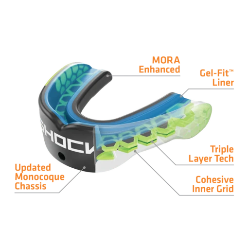 Shock Doctor Gel Max Power Mouth Guard - Red -Warrior Sales Store shock doctor canada mouth guards shock doctor gel max power mouth guard red 30341714313282