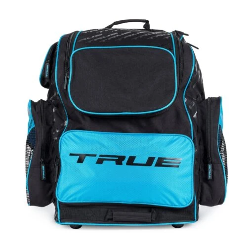 TRUE Senior Backpack Wheel Hockey Bag -Warrior Sales Store true backpack hockey bags true senior backpack wheel hockey bag black blue sr 28741106204738