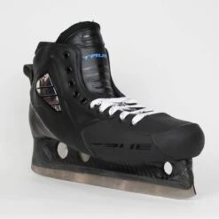 TRUE Senior One Piece Goalie Skates - Pro Stock - Black/Blue Liner - Size 11 -Warrior Sales Store true goalie skates true senior one piece goalie skates pro stock black blue liner size 11 11 15186401919042