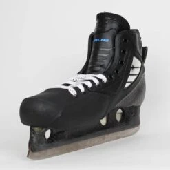 TRUE Senior One Piece Goalie Skates - Pro Stock - Black/Blue Liner - Size 11 -Warrior Sales Store true goalie skates true senior one piece goalie skates pro stock black blue liner size 11 11 15186402050114