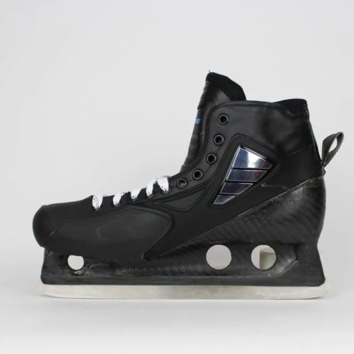 TRUE Senior One Piece Goalie Skates - Pro Stock - Black/Blue Liner - Size 11 -Warrior Sales Store true goalie skates true senior one piece goalie skates pro stock black blue liner size 11 11 15186402181186