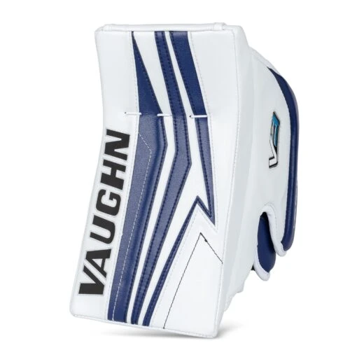 Vaughn Velocity V9 Intermediate Goalie Blocker -Warrior Sales Store vaughn blockers vaughn velocity v9 intermediate goalie blocker white blue regular 28741237309506