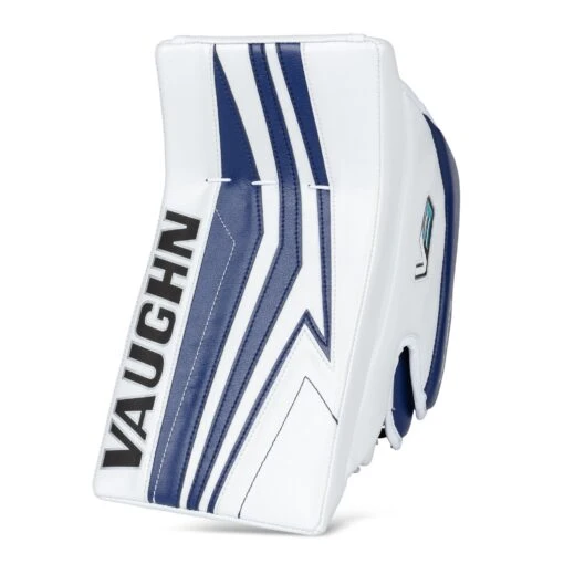 Vaughn Velocity V9 Pro Senior Goalie Blocker -Warrior Sales Store vaughn blockers vaughn velocity v9 pro senior goalie blocker white blue regular 28741238849602