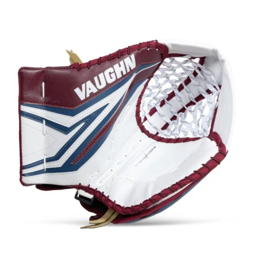 Vaughn Ventus SLR3 Pro Carbon Senior Goalie Catcher -Warrior Sales Store vaughn catchers vaughn ventus slr3 pro carbon senior goalie catcher maroon blue white regular 29106360680514