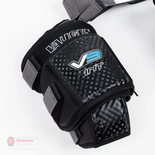 Vaughn Velocity V9 Intermediate Goalie Knee Pads -Warrior Sales Store vaughn knee pads vaughn velocity v9 intermediate goalie knee pads black int 14427377565762