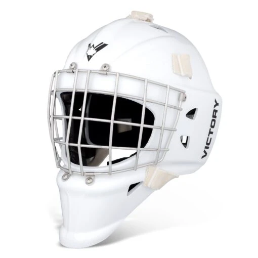 Victory V4 Senior Goalie Mask -Warrior Sales Store victory helmets goalie masks victory v4 senior goalie mask white m l 30539946754114