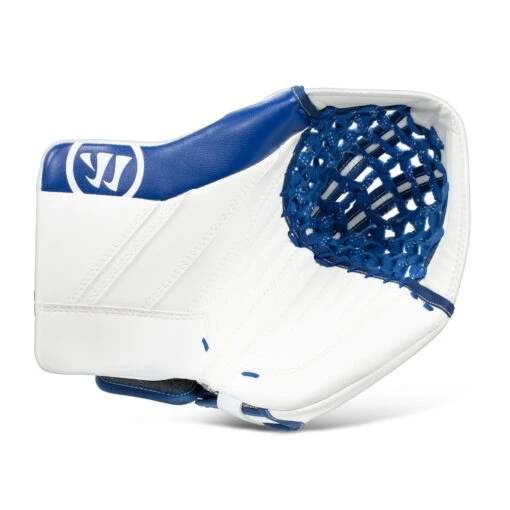 Warrior Ritual GT2 Senior Goalie Catcher - Source Exclusive -Warrior Sales Store warrior catchers warrior ritual gt2 senior goalie catcher source exclusive white blue regular 28743615545410