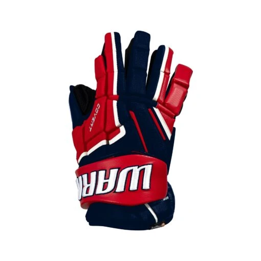 Warrior Covert QR5 Pro Senior Hockey Gloves -Warrior Sales Store warrior gloves warrior covert qr5 pro senior hockey gloves navy red white 13 29166464729154