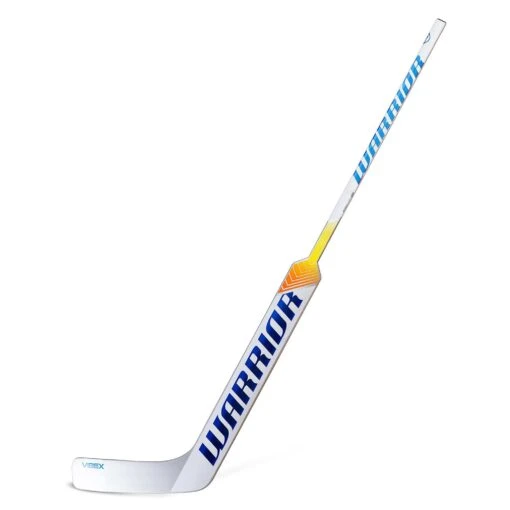 Warrior Ritual V1 SR Intermediate Goalie Stick -Warrior Sales Store warrior goalie sticks warrior ritual v1 sr intermediate goalie stick silver white blue mid l 23 5 28796863021122