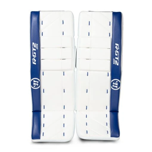 Warrior Ritual GT2 Junior Goalie Leg Pads - Source Exclusive -Warrior Sales Store warrior leg pads warrior ritual gt2 junior goalie leg pads source exclusive white blue 28 1 28744345518146